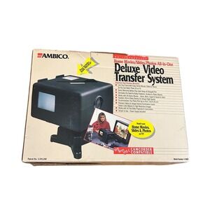 Ambico Deluxe Video Transfer System V-0650 Home Movie Slide Photo to VHS 8mm